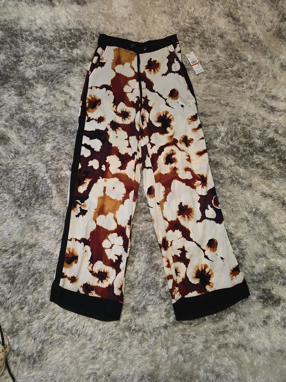 Wide-Leg Tie-Dye Pants in Rustic Tie-Dye